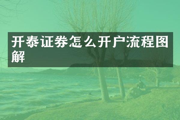 开泰证券怎么开户流程图解