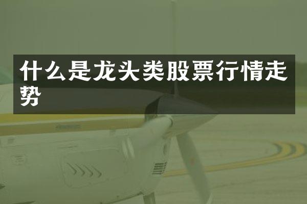 什么是龙头类股票行情走势