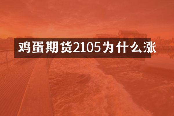 鸡蛋期货2105为什么涨