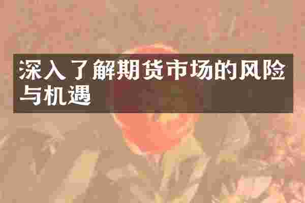 深入了解期货市场的风险与机遇