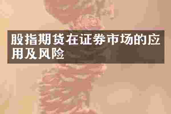 股指期货在证券市场的应用及风险