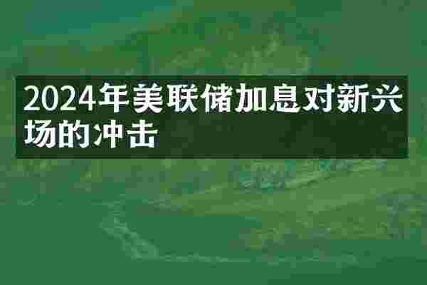 2024年美联储加息对新兴市场的冲击