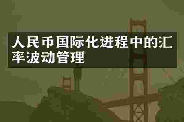 人民币国际化进程中的汇率波动管理
